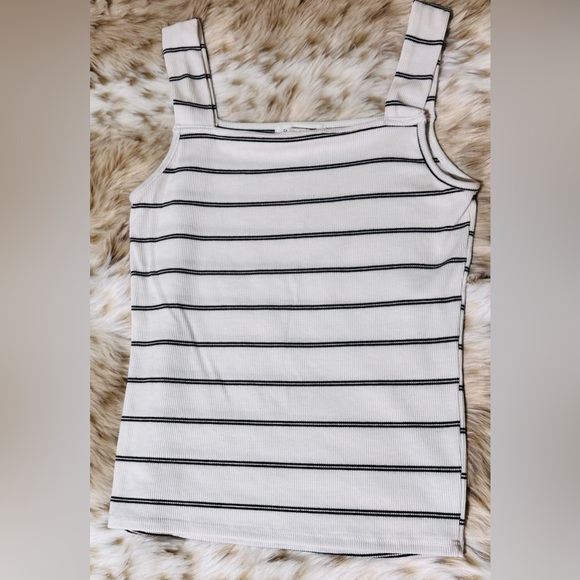 Caution To The Wind Tops - CAUTION TO THE WIND STRIPED TANK